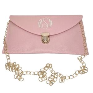 NWOT | aSm Monogram Clutch w|detachable Chain